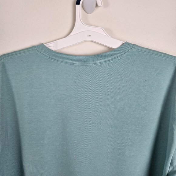 Unisex Latino Heritage Month "Hola" Mint Green Crewneck Sweatshirt Size Large - Picture 4 of 8